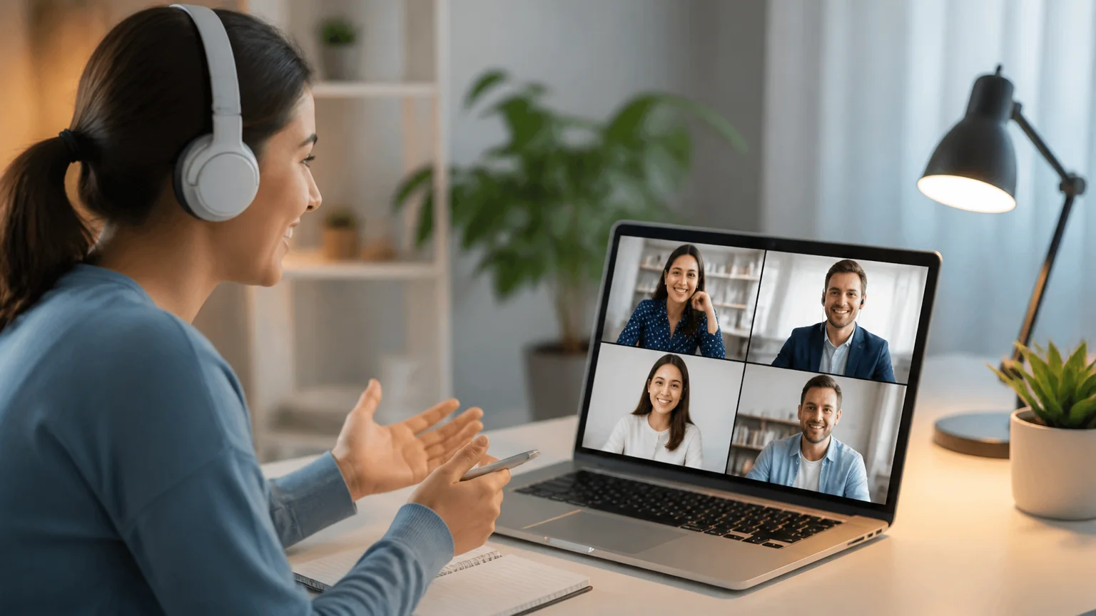 Curso de inglés interactivo: aprende con práctica real y flexible