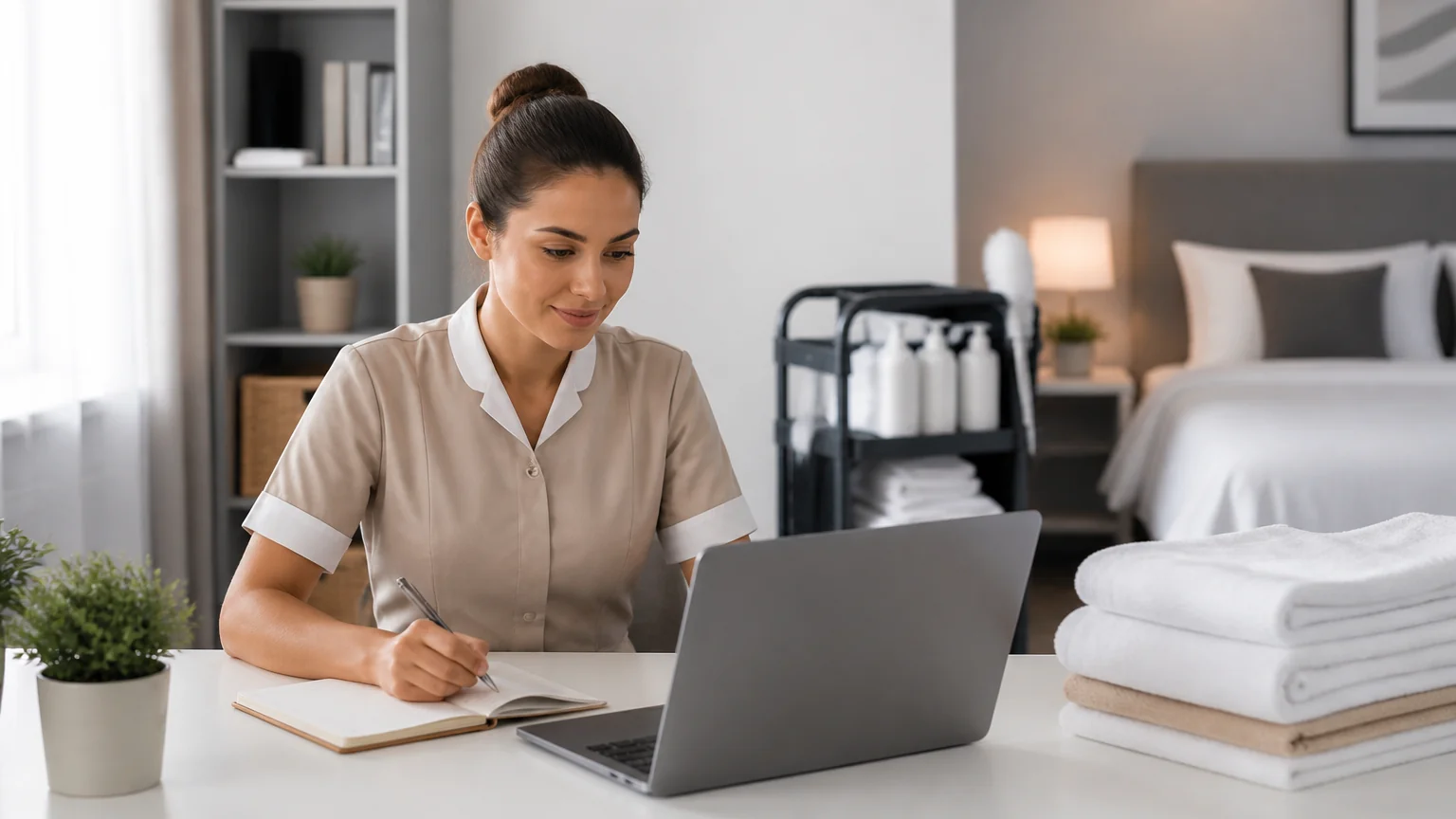 Curso online de camarera de piso: fórmate desde casa - curso camarera piso barato